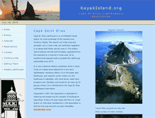 Tablet Screenshot of kayakisland.org